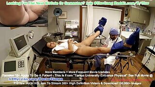 $CLOV Stefania Mafra’s Gyno Exam By Doctor Tampa & Nurse Lux